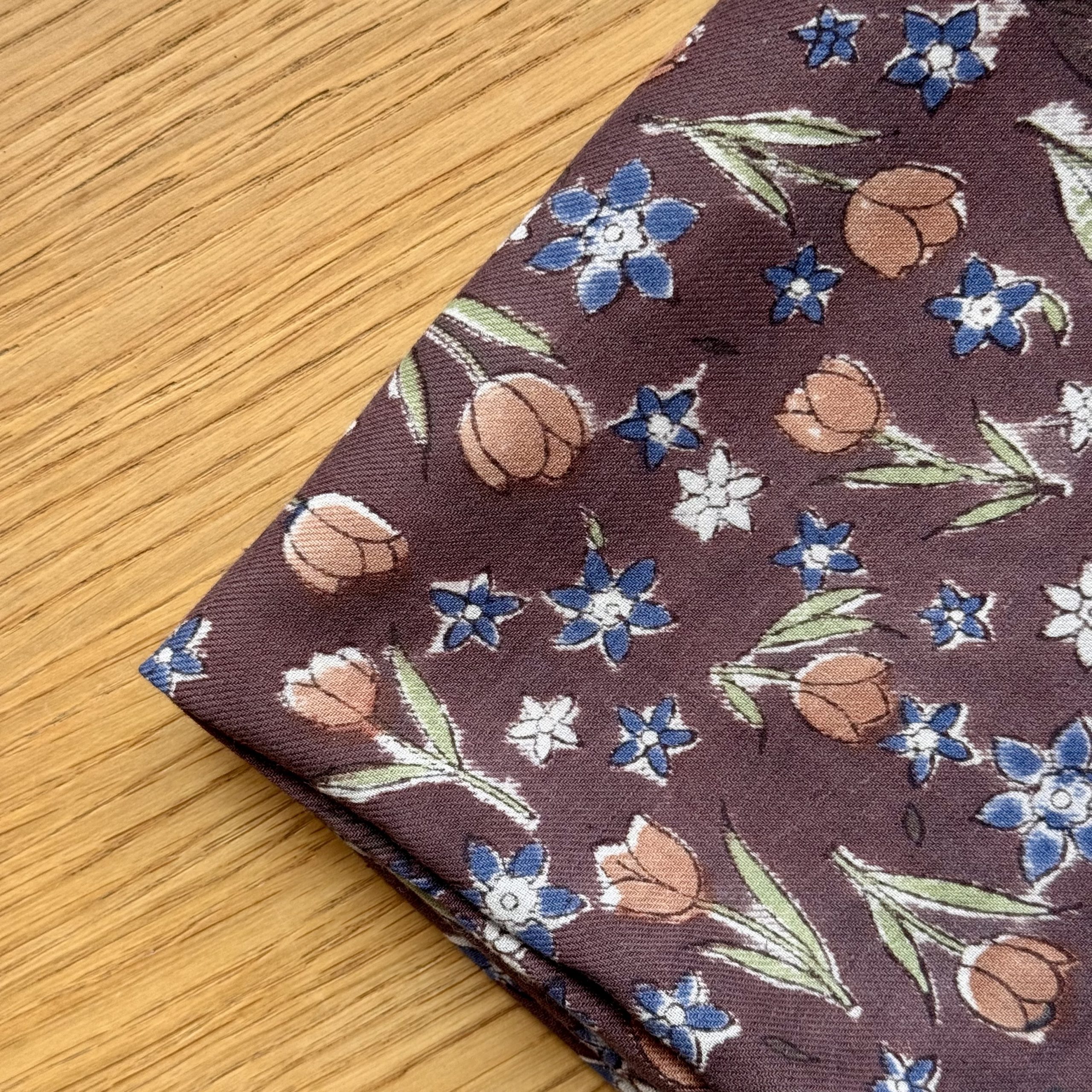 Apaszka Flowers 100x100cm (SCA-FL-100) - obrazek 6