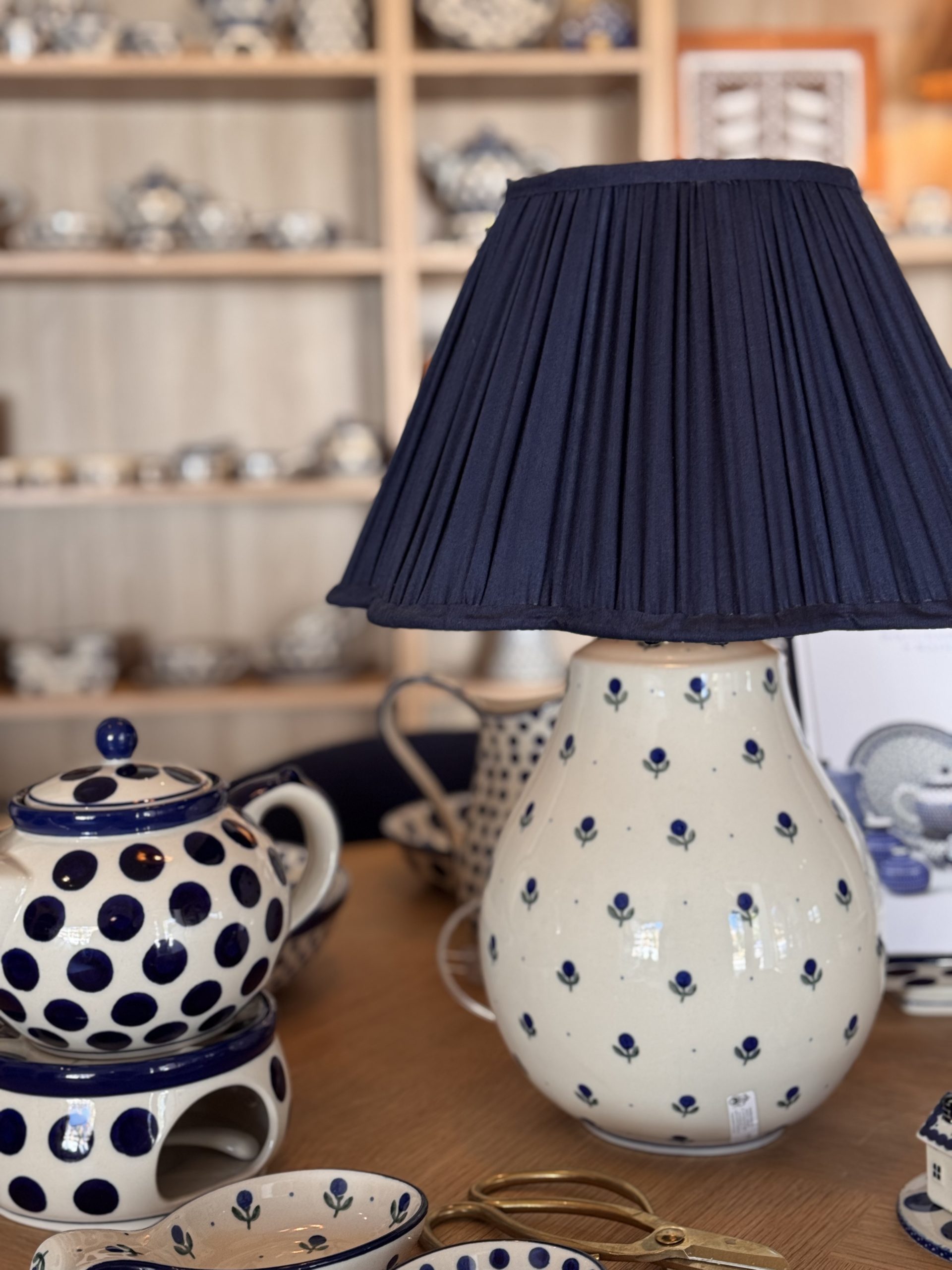 Lampa stołowa (G83) M - 135X (Borówka) - obrazek 2